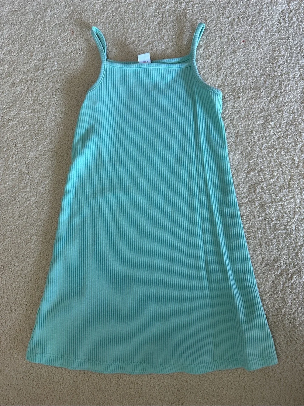 Old Navy Set of 4 Ribbed Tank Top dresses in Yellow, Aqua, Lilac & Coral.